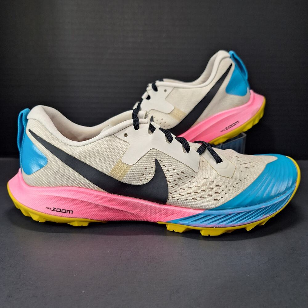 Nike Air Zoom Terra Kiger 5 Womens 10.5 Orewood Pink Blue AQ2220-100 Trail Shoes